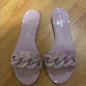 Steve Madden Pink Slide Sandals